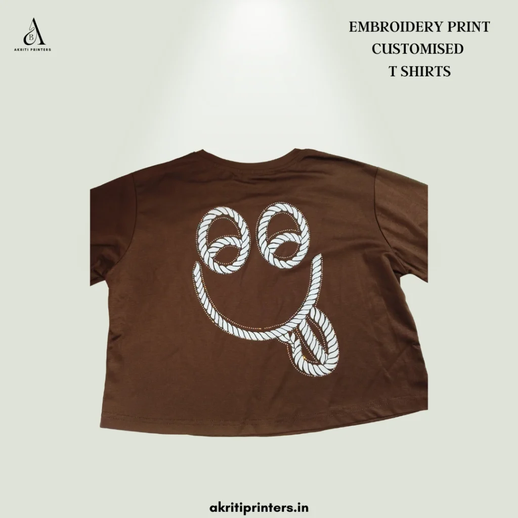 Embroided Print Tshirts